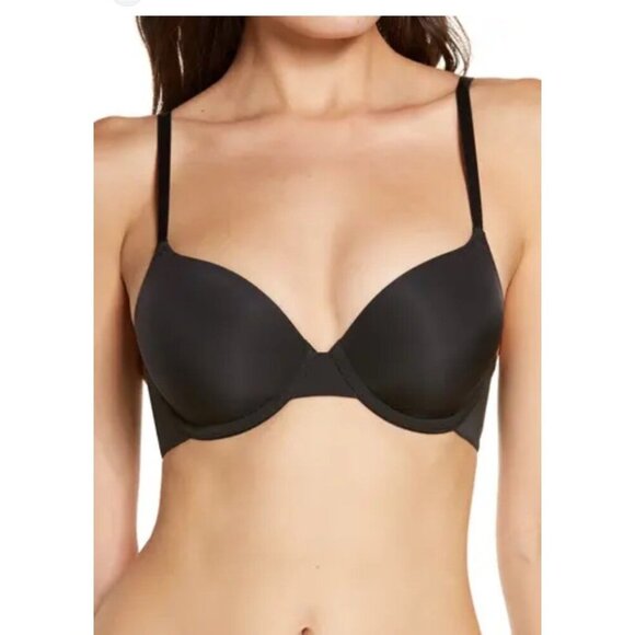 B. Tempt'd By Wacoal Women's Black Convertible Underwired T-Shirt Bra Sz 34C NWT - Picture 1 of 10